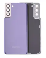 Carcasa Spate Sticla Cu Lentila pentru Camera Telefon Samsung Galaxy S21 Plus Service Pack (Phantom Violet)