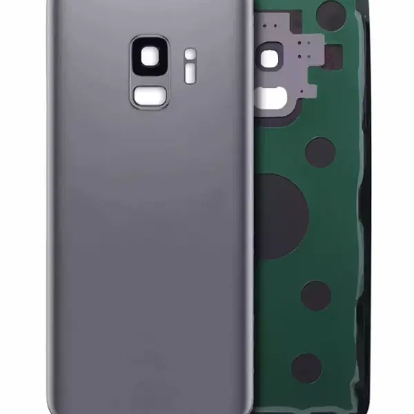 Capac Spate Sticla Samsung Galaxy S9 Service Pack Original (Midnight Black)