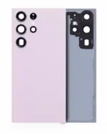 Capac Spate Sticla Samsung Galaxy S23 Ultra 5G AMPlus (No Logo) (Lavender)