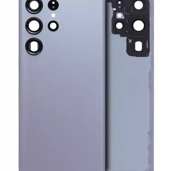 Capac Spate Sticla Samsung Galaxy S23 Ultra 5G AMPlus (No Logo) (Graphite)