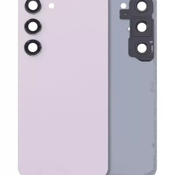 Capac Spate Sticla Samsung Galaxy S23 5G AMPlus (No Logo) (Lavander)