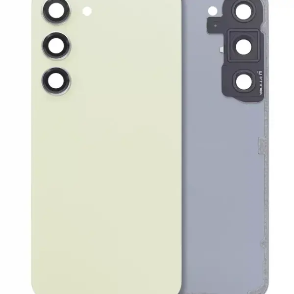 Capac Spate Sticla Samsung Galaxy S23 5G AMPlus (No Logo) (Lime)