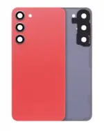 Capac Spate Sticla Samsung Galaxy S23 Plus 5G AMPlus (No Logo) (Orange)