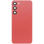 Capac Spate Sticla Samsung Galaxy S23 Plus 5G AMPlus (No Logo) (Orange) - imagine 3