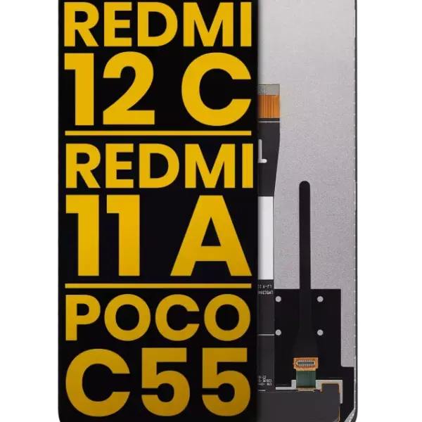 Display Xiaomi Redmi 12C / Redmi 11A / Poco C55 Refurbished (Fara Rama)
