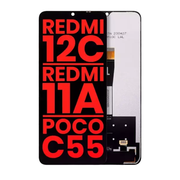 Display Xiaomi Redmi 12C / Redmi 11A / Poco C55 AMPlus (Fara Rama)