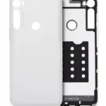 Capac Spate Sticla Motorola Moto One Fusion Plus  Original (Moonlight White)