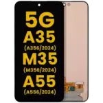 Ansamblu Display Samsung Galaxy A35 5G (A356 / 2024) / M35 (M356 / 2024) / A55 (A556 / 2024) Refurbished (Fara Rama)