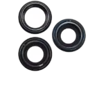 Lentila Camera Spate Cu Suport Si Rama iPhone 16 Pro / 16 Pro Max (Black Titanium) (3 Piece Set) Premium - imagine 3