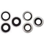 Lentila Camera Spate Cu Suport Si Rama iPhone 16 Pro / 16 Pro Max (Natural Titanium) (3 Piece Set) Premium - imagine 2