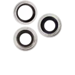 Lentila Camera Spate Cu Suport Si Rama iPhone 16 Pro / 16 Pro Max (Natural Titanium) (3 Piece Set) Premium - imagine 3