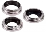 Lentila Camera Spate Cu Suport Si Rama iPhone 16 Pro / 16 Pro Max (Natural Titanium) (3 Piece Set) Premium - imagine 5