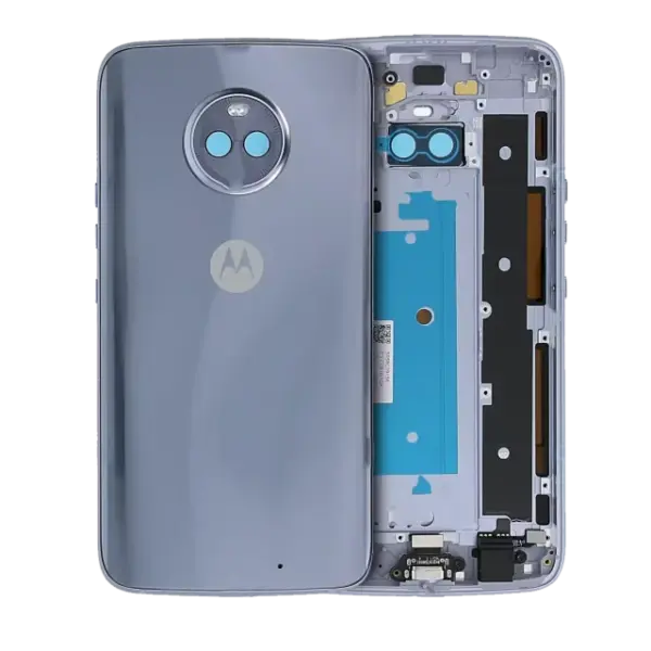 Capac Spate Sticla Motorola Moto X4  Original (Blue)