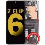 Display Samsung Galaxy Z Flip 6 5G Oled Refurbished (Silver) (Inner)