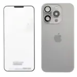 Capac Spate Sticla IPhone 15 Pro Original (Natural Titanium)
