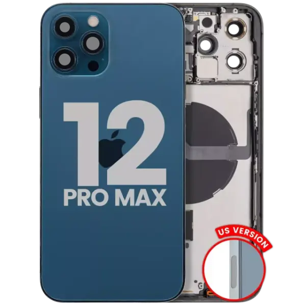 Carcasa Spate Telefon iPhone 12 Pro Max (EU / Global Version) Pull C (Pacific Blue)