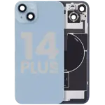 Capac Spate Sticla iPhone 14 Plus Pull A (Blue)