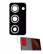 Geam Camera Spate Cu Adeziv Samsung Galaxy Z Fold 2 5G Mystic Black (10 Pack) - imagine 3