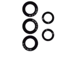 Geam Camera Spate Cu Adeziv Samsung Galaxy A73 (A735 / 2022) (5 Piece Set) - imagine 2