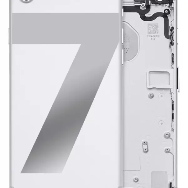 Carcasa Spate Telefon iPhone 7 Pull A (Silver)