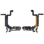Cablu Flex Port Incarcare Cu Placa iPhone 14 Pro Max AMPlus (Gold) - imagine 2