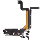 Cablu Flex Port Incarcare Cu Placa iPhone 14 Pro Max AMPlus (Gold) - imagine 3