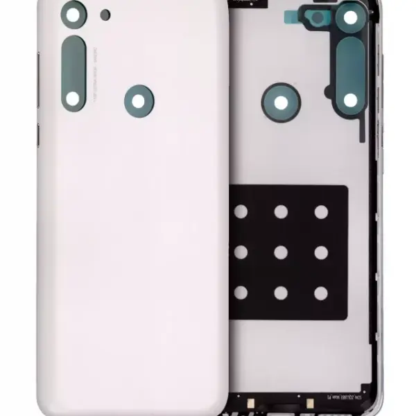 Capac Spate Sticla Motorola Moto G Fast (Prism White)