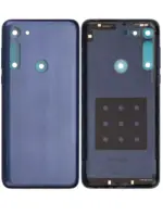 Capac Spate Sticla Motorola Moto G8 / G Fast (Neon Blue) - imagine 2