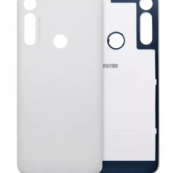Capac Spate Sticla Motorola Moto G8 / G Fast (White Pearl)