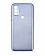Capac Spate Sticla Motorola Moto Power AMPlus (Opal Silver) - imagine 2