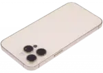 Capac Spate Sticla iPhone 14 Pro Max AMPlus (No Logo) (Gold) - imagine 5