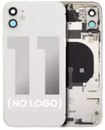 Capac Spate Sticla iPhone 11 AMPlus (No Logo) (White)