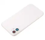 Capac Spate Sticla iPhone 11 AMPlus (No Logo) (White) - imagine 5