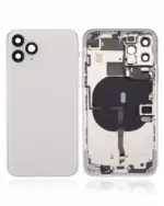 Capac Spate Sticla iPhone 11 Pro AMPlus (No Logo) (Silver) - imagine 10