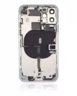 Capac Spate Sticla iPhone 11 Pro AMPlus (No Logo) (Silver) - imagine 12