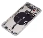 Capac Spate Sticla iPhone 11 Pro AMPlus (No Logo) (Silver) - imagine 2