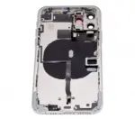 Capac Spate Sticla iPhone 11 Pro AMPlus (No Logo) (Silver) - imagine 3