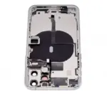 Capac Spate Sticla iPhone 11 Pro AMPlus (No Logo) (Silver) - imagine 4