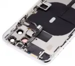 Capac Spate Sticla iPhone 11 Pro AMPlus (No Logo) (Silver) - imagine 6