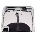Capac Spate Sticla iPhone 11 Pro AMPlus (No Logo) (Silver) - imagine 7