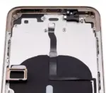 Capac Spate Sticla iPhone 11 Pro AMPlus (No Logo) (Gold) - imagine 11