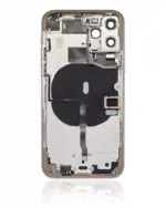 Capac Spate Sticla iPhone 11 Pro AMPlus (No Logo) (Gold) - imagine 4