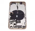 Capac Spate Sticla iPhone 11 Pro AMPlus (No Logo) (Gold) - imagine 8