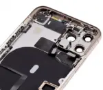 Capac Spate Sticla iPhone 11 Pro AMPlus (No Logo) (Gold) - imagine 9