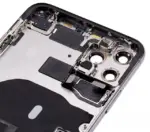 Carcasa Spate Sticla iPhone 11 Pro Max AMPlus (No Logo) (Space Gray) - imagine 9