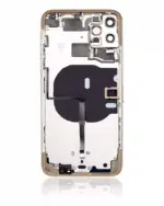 Carcasa Spate Sticla iPhone 11 Pro Max AMPlus (No Logo) (Gold) - imagine 4