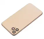 Carcasa Spate Sticla iPhone 11 Pro Max AMPlus (No Logo) (Gold) - imagine 5