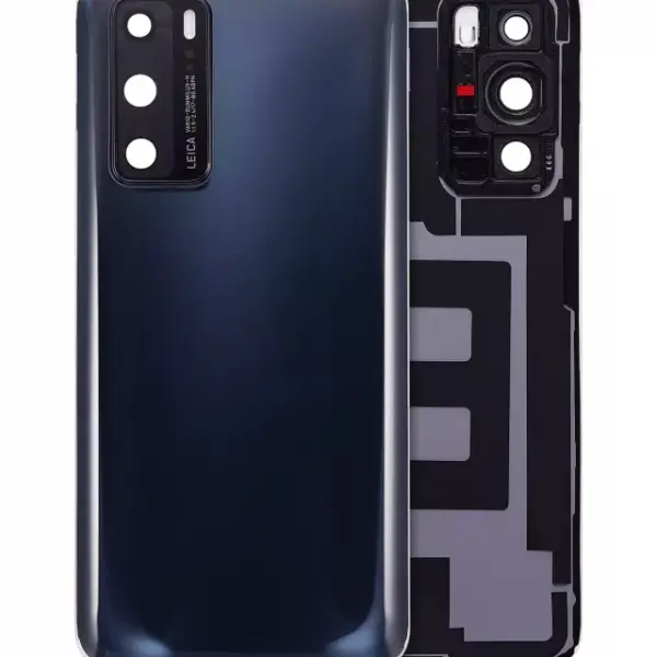 Capac Spate Sticla Huawei P40 (Black)