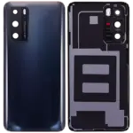 Capac Spate Sticla Huawei P40 (Black) - imagine 2