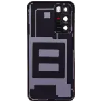 Capac Spate Sticla Huawei P40 (Black) - imagine 4